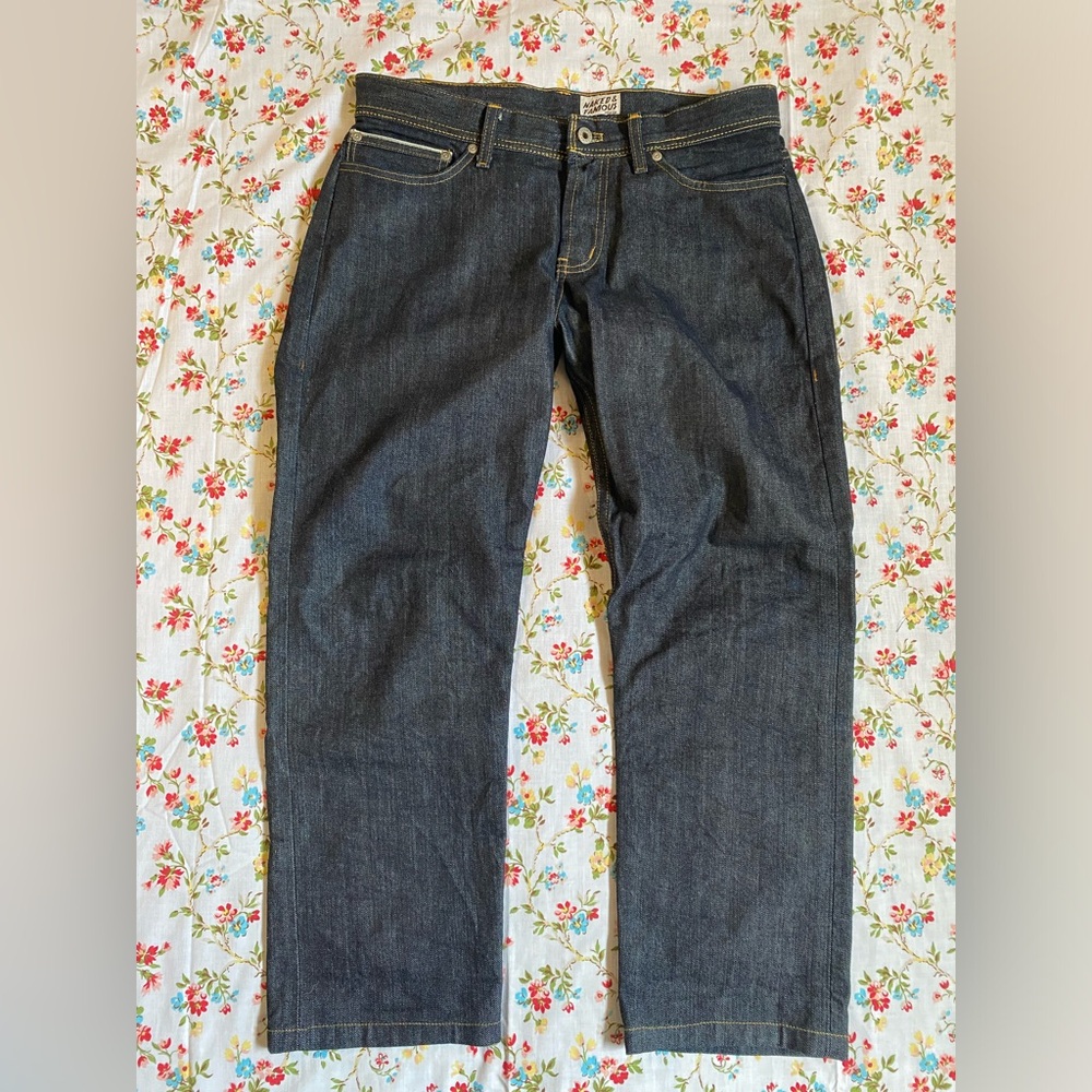Naked & Famous Weird Guy selvedge jeans 32 x 26.5
